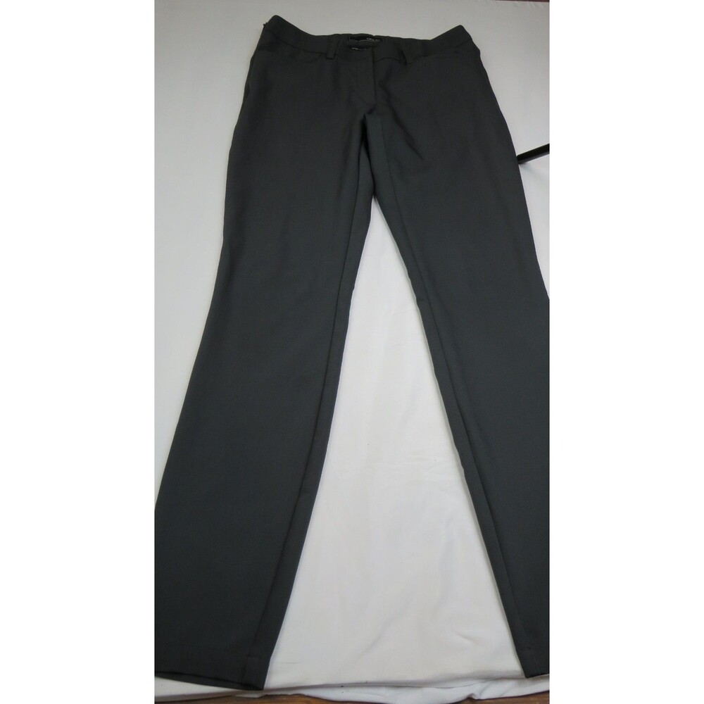 Oobe Dress Pants Womens 6/35 Charcoal Gray Business Formal Career Tapered Leg
